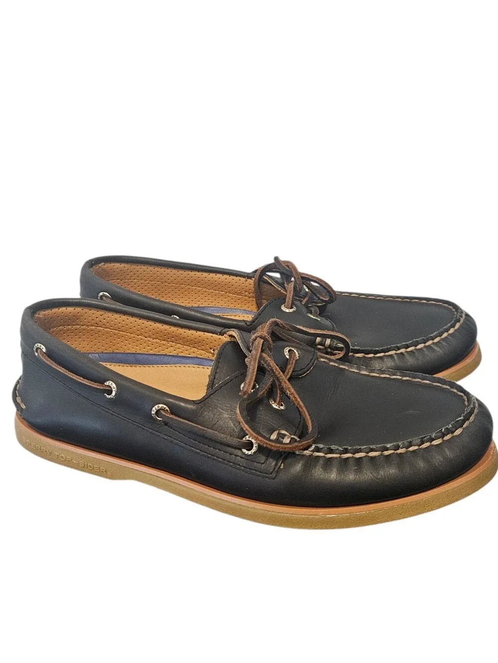 authentic original sperry gold cup dress shoes